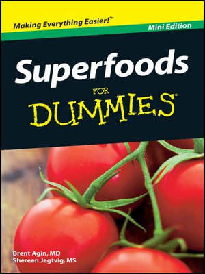 cover image of Superfoods For Dummies
